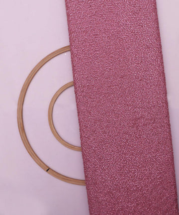 light pink small heavy sequin net fabric